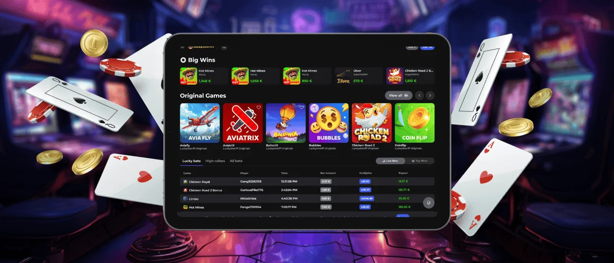 Luckysheriff Android App